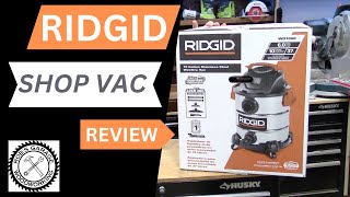RIDGID 6HP 10Gal Shop Vac Review