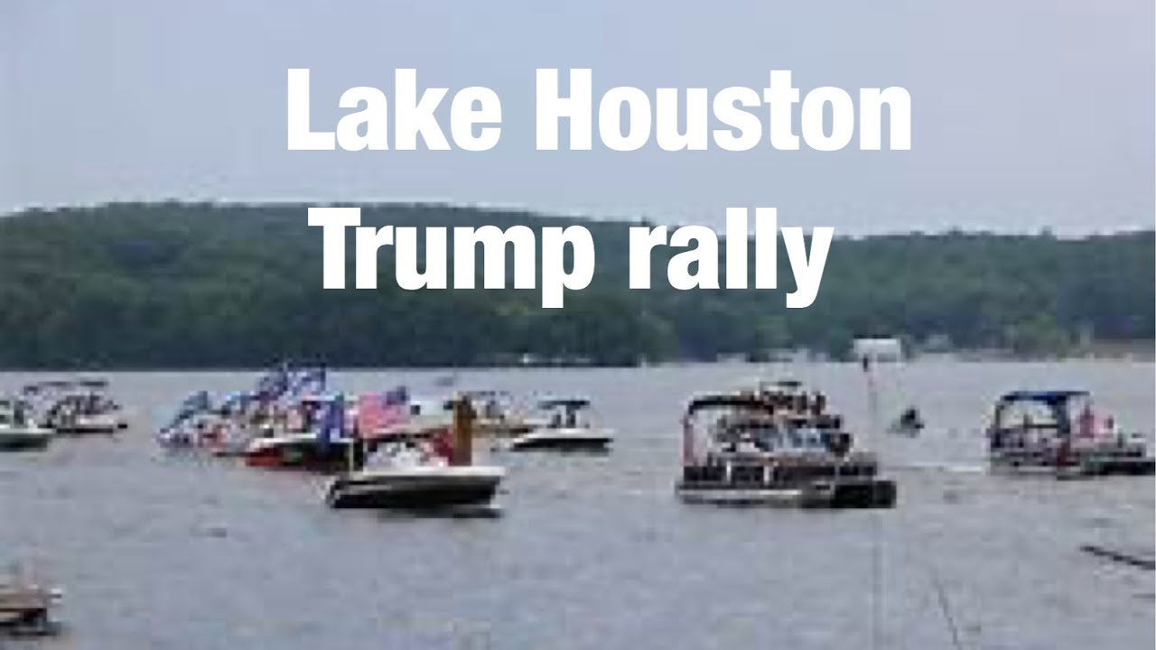 Trump Lake Rally Trump rally at Lake Houston - YouTube