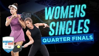 Dominique Schaefer v Helena Jansen at the Daytona Beach Open
