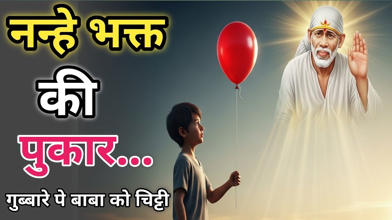  नन्हे भक्त की पुकार… साईं बाबा ने सुन ली 😢🙏|| Heart touching story ||
