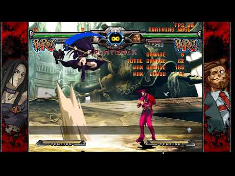 Guilty Gear ACPR Same Frame Glitch - Testament vs Slayer