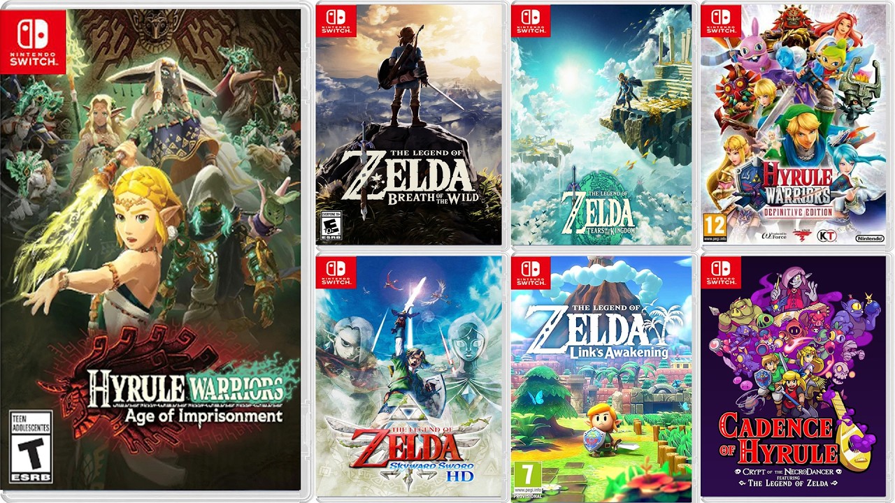 All 15 Zelda Games On Switch | Nintendo Switch - 2026 - YouTube