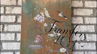 Transfer 101 | Unique Wall Decor with @SolbeeHome Using IOD New Release