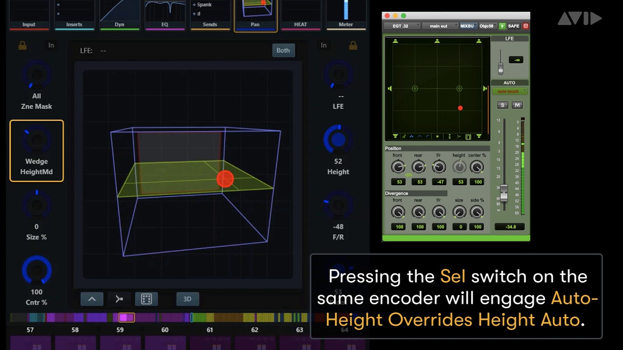 Pro Tools Tech Tip — Avid S6 Master Module Panner - YouTube
