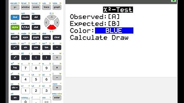 Chi Squared Test for Independence on the TI 84