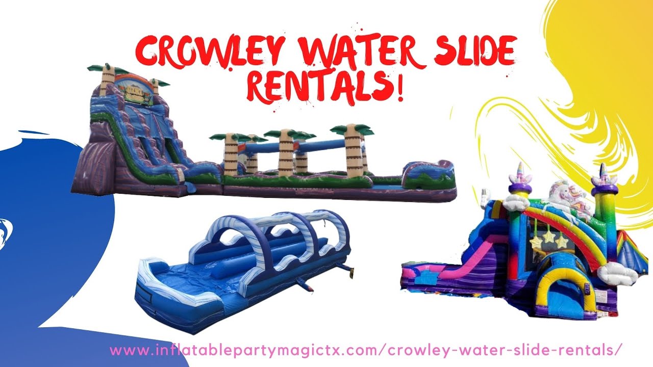 Crowley Water Slide Rentals YouTube