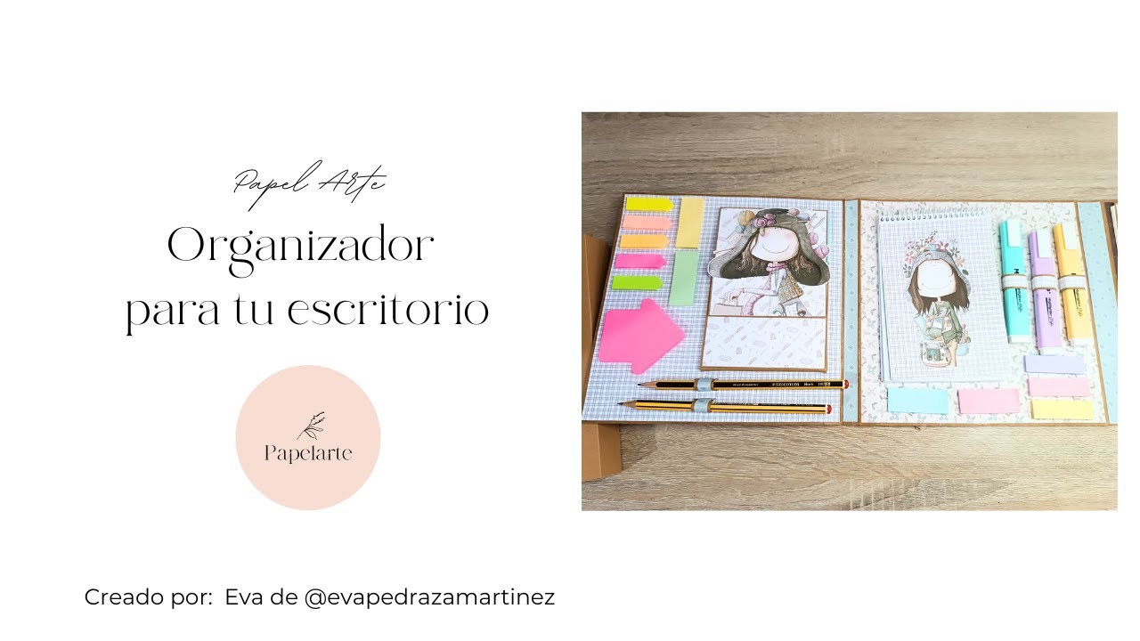 ORGANIZADOR PARA TU MATERIAL DE ESCRITORIO - El altillo de los duendes, Papelarte