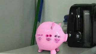 Annoying Orange Death-Hammer Attack-Plastic Pig