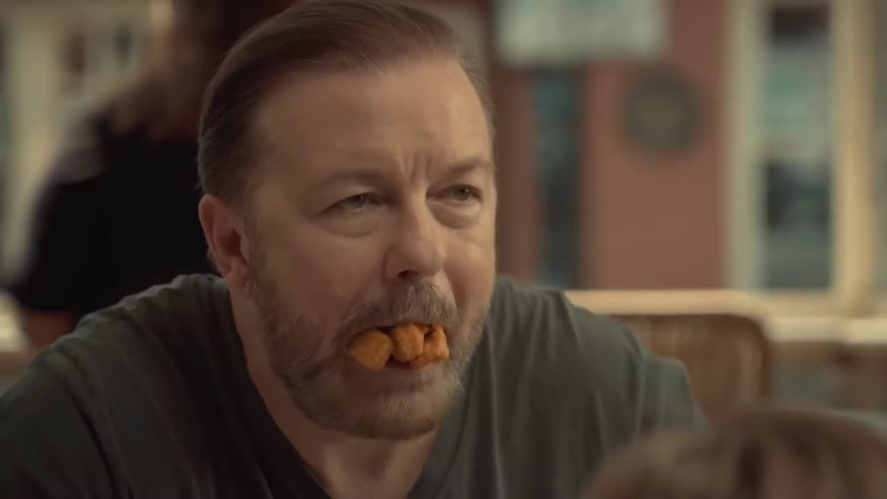 Ricky Gervais, After Life cafe scene explained - YouTube