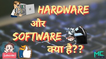 What is hardware and software।। हार्डवेयर और सॉफ्टवेयर क्या है।। Computer hardware and software।।