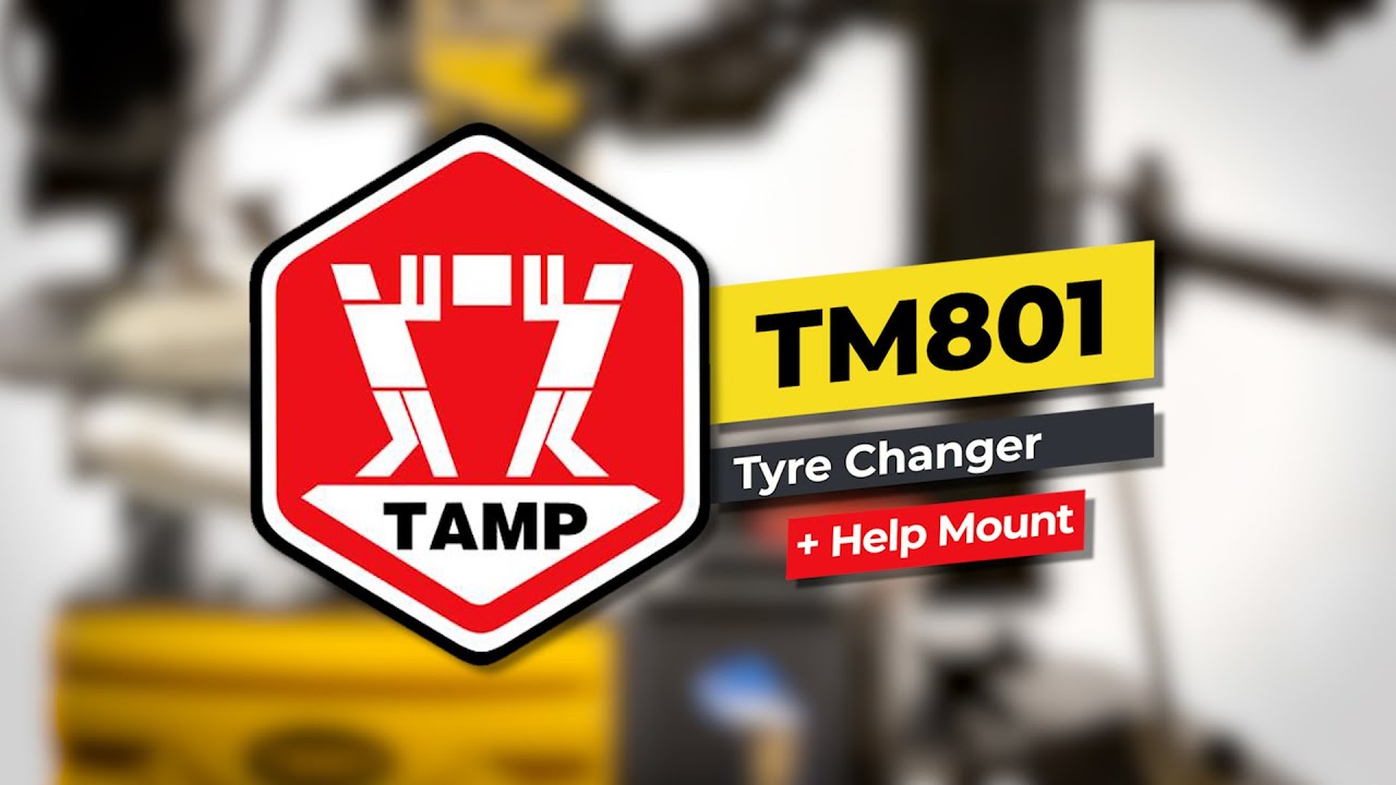 TAMP TM801 FULLY AUTOMATIC TYRE CHANGER 220V WITH HELP MOUNT
