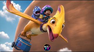 Pterodactyl's EPIC Barrel Roll Saves the Egg! (Sponsored by NEIN Csupo Effects)