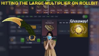 HITTING THE LARGE MULTIPLIERS ON ROLLBIT *GIVEAWAY*