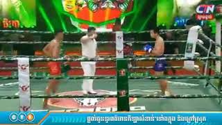 Kun Khmer fight Loa Chetra vs Muay Thai fighter