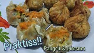 Praktisss!!! Satu bahan untuk 2 camilan, Pangsit & Dimsum renyah