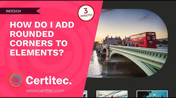 How do I add rounded corners to elements in InDesign?