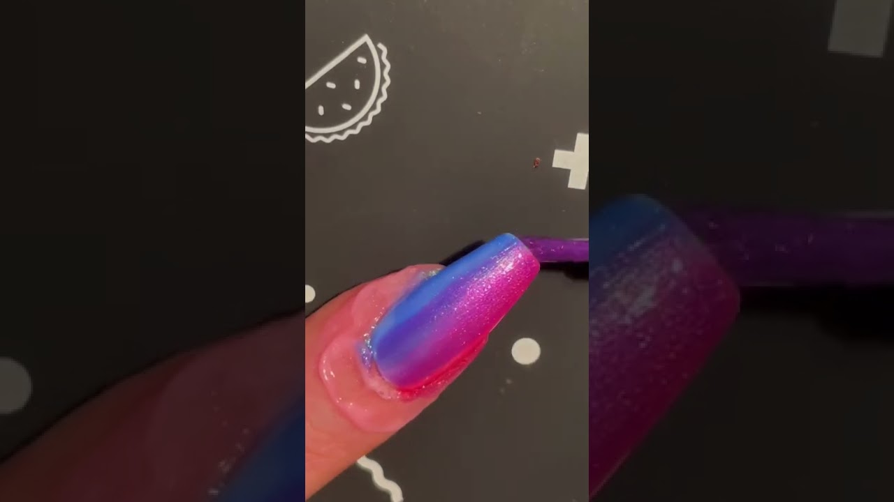 Cotton Candy chrome nails🍬💅 Holo Taco