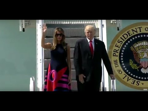 Video: Melania Trumps Look I Polen Og Tyskland