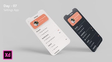 Daily UI Design Challenge | Settings App | Day - 07