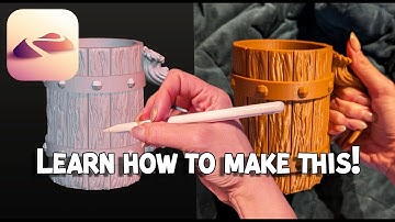 Nomad Sculpt Basics: Learn how to sculpt and print this Mug!