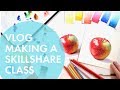 Studio Vlog: How I Make a Skillshare Class as A Top Teacher