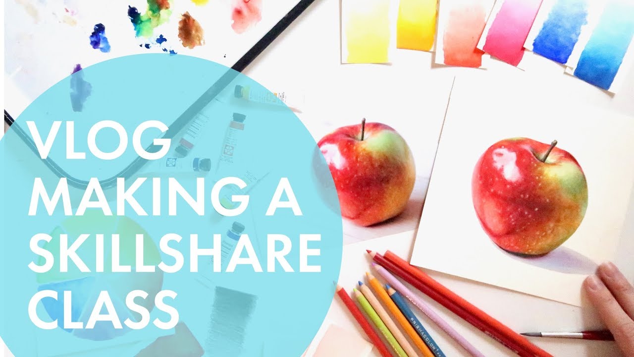 Studio Vlog How I Make a Skillshare Class as A Top Teacher YouTube