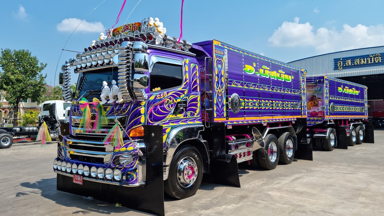 Victor380 กับfxz360 ซุ้มอ.นัสนัยออกคู่ เทพๆจากอู่ส.สมบัติ Trucks Dump