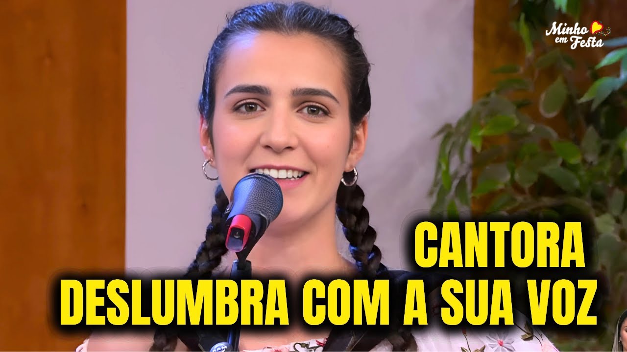 CANTORA DESLUMBRA com a sua VOZ!