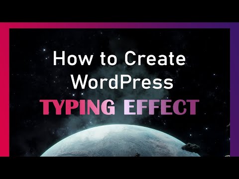 How to Create Text Typing Effect for WordPress Website using Typing Effect