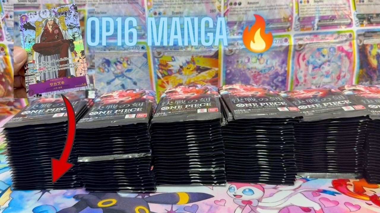 OP16 BOOSTER BOX OPENING + MANGA HIT!!! (Unreal Luck) - YouTube