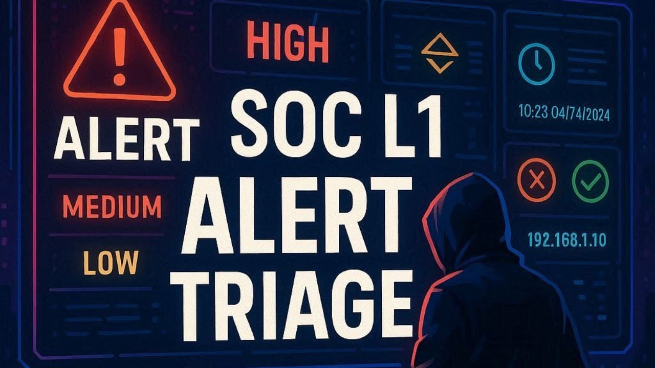 How to Triage Alerts Like a SOC Analyst | SOC L1 Alert Triage ...