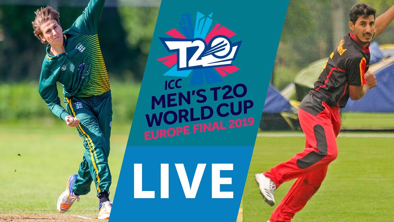 LIVE CRICKET - ICC Mens T20 World Cup Europe Final 2019 - Guernsey vs Germany
