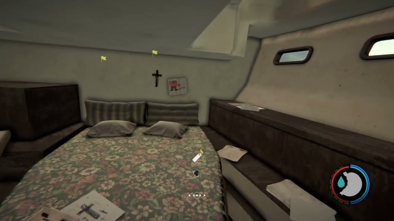 The Forest: (Secret room in the yacht)