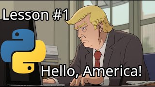Trump Teaches you Python: Hello, America!