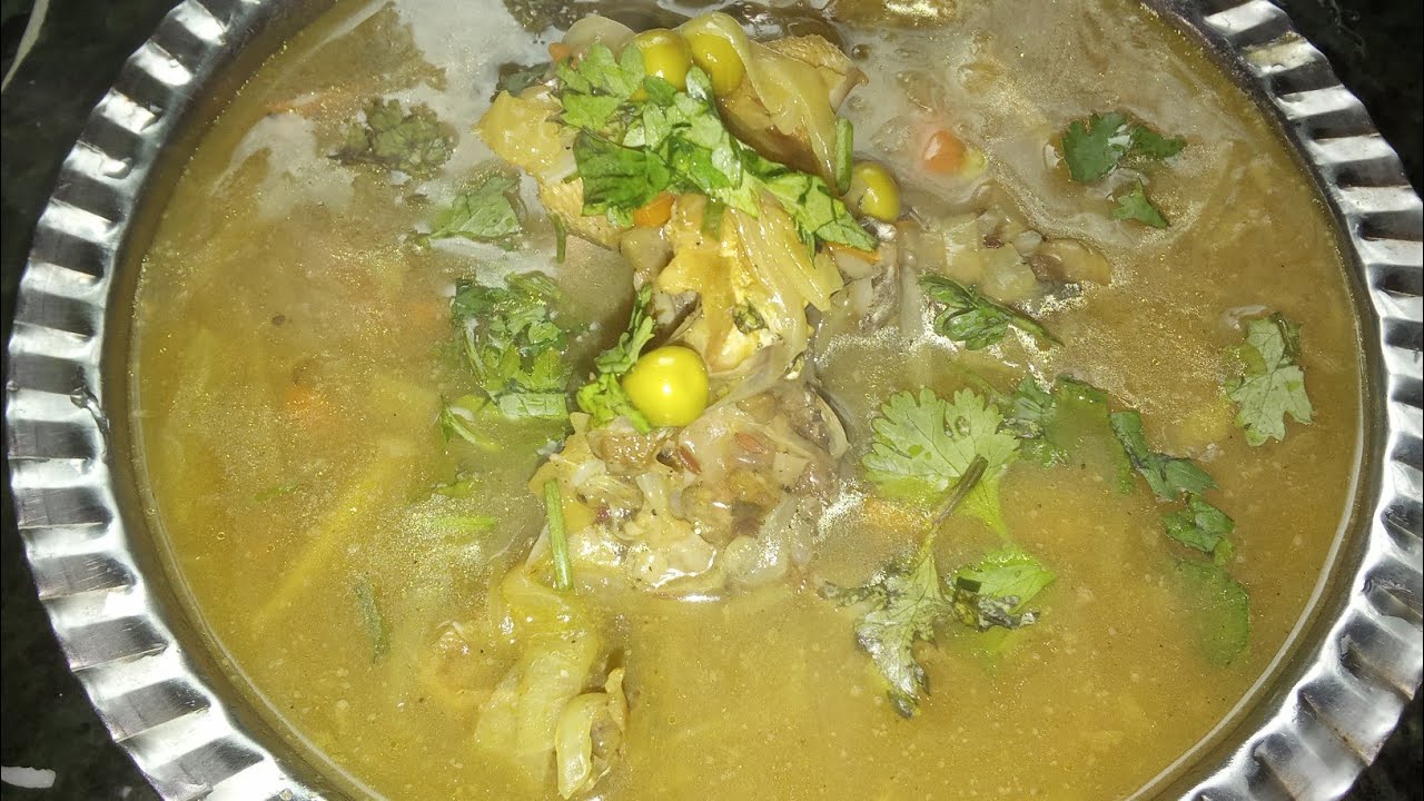 Fish  ki haad ka soup 