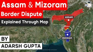 Assam Mizoram Border Clash - Learn how a geographical issue turned into an ethnic conflict? AssamPSC screenshot 2