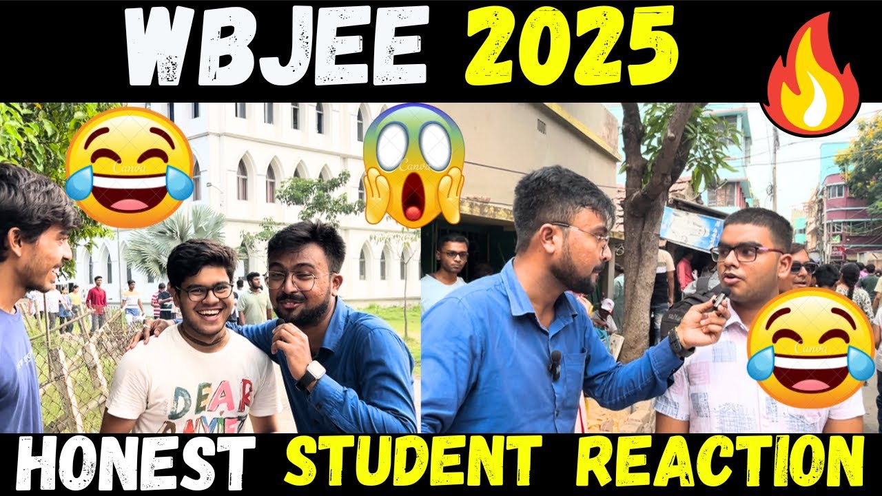WBJEE 2025:Most Honest Student Reaction😱Toughest or easiest?✅Expected Rank❌ Shocking Reaction😱