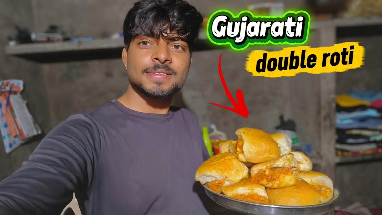 Hostel Mein Banayi Asli Gujarati Double Roti 🍔 | Desi Vlogger Life
