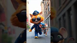 Arrested Scene #cuteanimals #cat #arrest #chasing #shorts #shortvideo