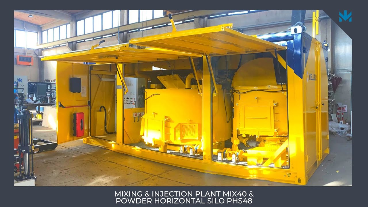 Mixing&Injection Plant + Powder Horizontal Silo | METAX - Geotechnical, Drilling & Oilfield