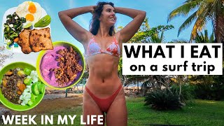 What I Eat In A Week On A Surf Trip | A Week In My Life As A Healthy College Student