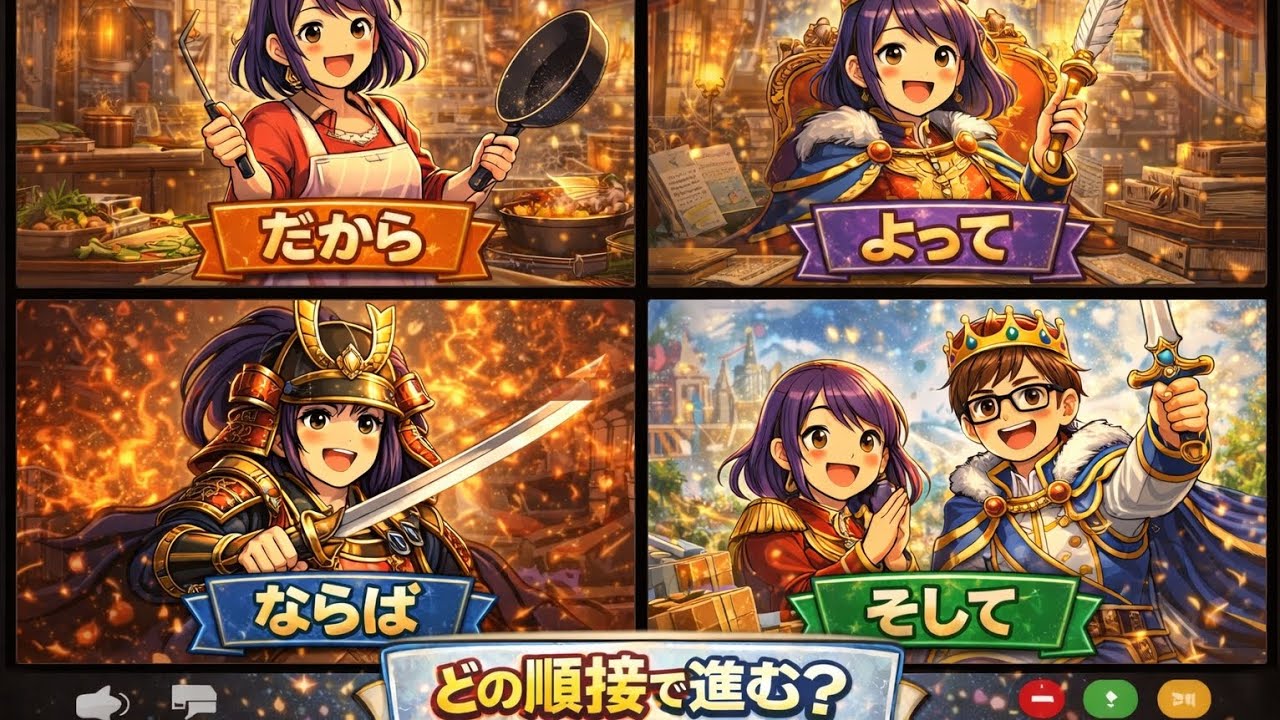 順接、使い分けできる？だから・よって・ならば・そしての違い