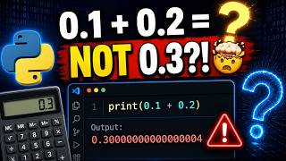 w**Why 0.1 + 0.2 Doesn't equal 0.3 in python 🤯(floating Point Explained)**