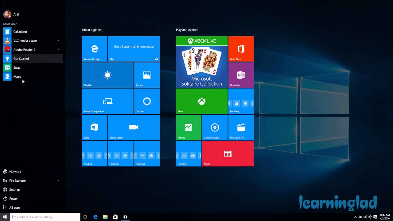 Windows 10 Tips And Tricks How To Make Start Menu Full Screen Youtube