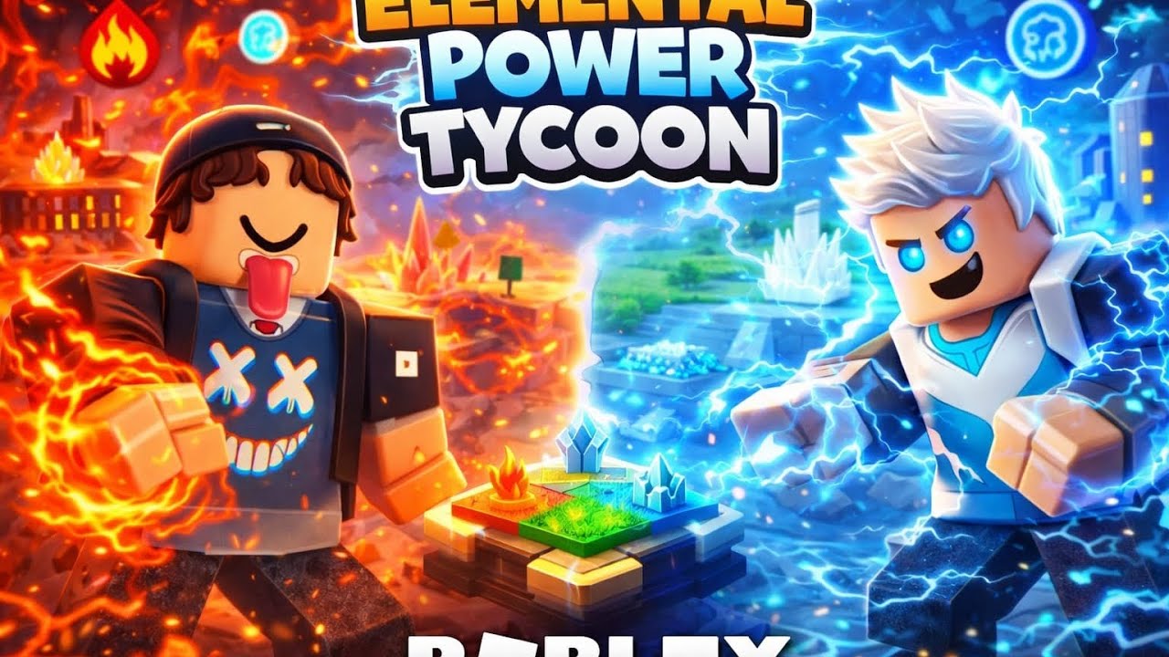 "Guys I played Elemental power tycoon in Roblox"💥💪🔥
