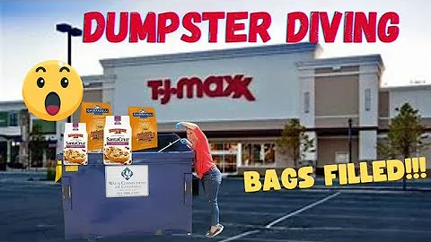 WHAT DID SHE FIND TODAY?  BAGS FILLED WITH GOODIES ... DUMPSTER DIVING!!   FREE HAUL APRIL 2022