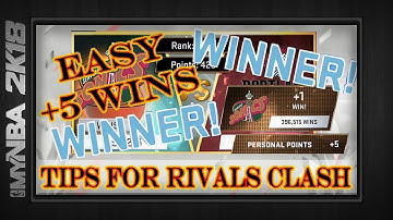 MyNBA2k18 | RIVALS CLASH TIPS & STRATEGY GUIDE TO WIN +5 GAMES |  Best Way To Win |