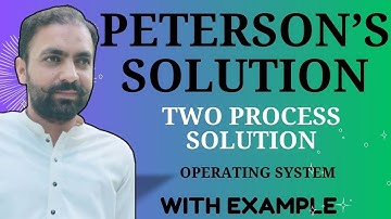 Peterson’s Solution - Two Process Solution to Critical Section Problem