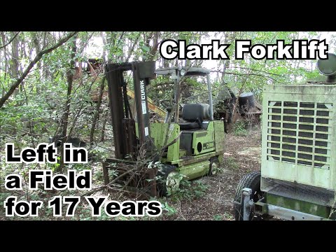 Clark Forklift Sitting in a Field for 17 Years - Will It Run Again?