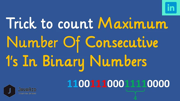 Length Of The Longest Consecutive 1s In Binary Representation Of A Number | BitManipulation - DayDayNews